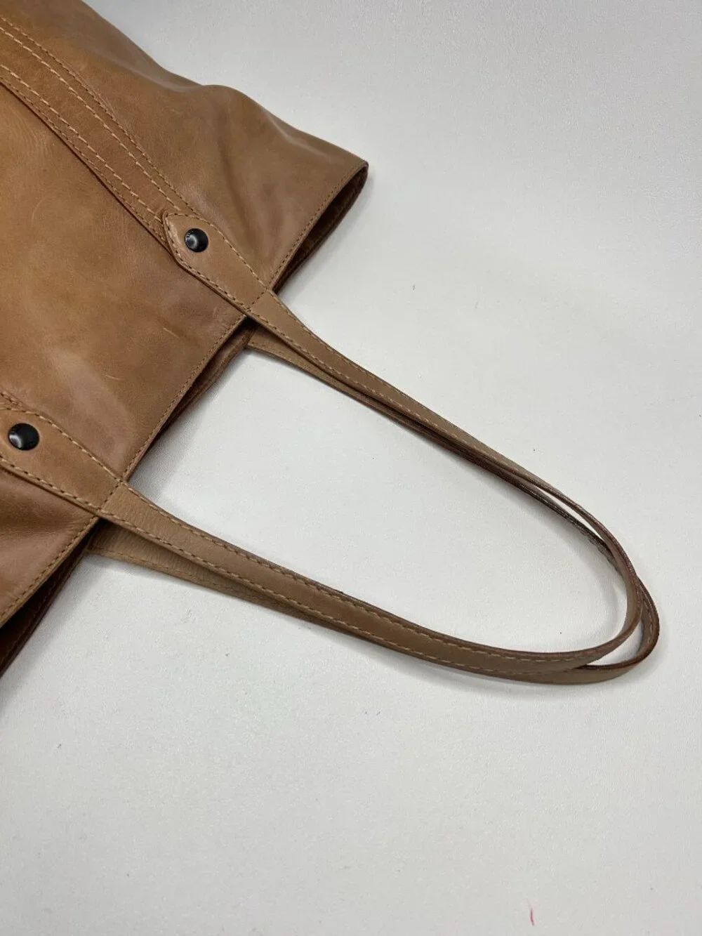 FRYE Brand Melissa Large Shopper Tote Bag Beige DB181 $358
